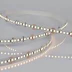 Гибкая светодиодная лента на самоклеящейся основе. ULS-2835-180LED/m-10mm-IP20-DC24V-17W/m-5M-3000K Катушка 5м. в герметичной упаковке. Теплый белый свет(3000К). ТМ Uniel