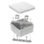Коробка огнестойкая для о/п 40-0320-FR10.0-28 Е15-Е120 RAL9005 200х150х75 (5 шт/кор)