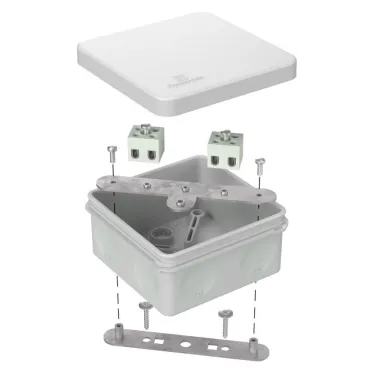 Коробка огнестойкая для о/п 40-0320-FR10.0-28 Е15-Е120 RAL9005 200х150х75 (5 шт/кор)