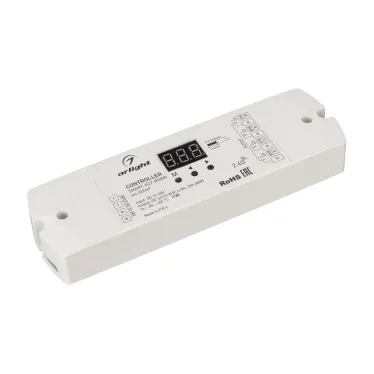 Контроллер SMART-K27-RGBW (12-24V, 4x5A, 2.4G) (ARL, IP20 Пластик, 5 лет)