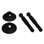 Крепление MOONLIGHT-COTTON-ROUND-D13-S-KIT Black (ARL, металл)