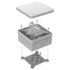 Коробка огнестойкая для о/п 40-0330-FR2.5-28 Е15-Е120 RAL9005 260х175х90 (7 шт/кор)