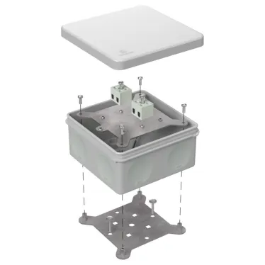 Коробка огнестойкая для о/п 40-0330-FR2.5-28 Е15-Е120 RAL9005 260х175х90 (7 шт/кор)