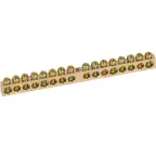                  Шина "N" нулевая 6х9мм 16/1 (16 групп/крепеж по центру) (10 шт/уп)
               