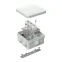 Коробка огнестойкая для о/п двухкомпонентная 60-0300-FR10.0-8 Е15-Е120 RAL7035 100х100х50 (14 шт/кор)