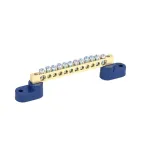                  Шина "N" нулевая 6х9мм 12/2 (12 групп/крепеж по краям) с двумя угловыми изоляторами (10 шт/уп)
               