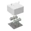 Коробка огнестойкая для кабель-канала 40-0460-FR2.5-12 Е15-Е60 (латунь) 85х85х45 IP42 12p, 2.5 мм.кв.| 40-0460-FR2.5-12-Е60 | Промрукав