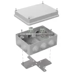 Коробка огнестойкая разветвительная для о/п двухкомпонентная 60-0210-FR6.0-4-4-Р Е15-Е60 RAL9005 80х80х40 (44 шт/кор)