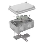 Коробка огнестойкая для о/п 40-0300-FR2.5-4 Е15-Е120 RAL7035 100х100х50 (14 шт/кор)