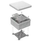 Коробка огнестойкая для о/п 40-0330-FR6.0-4-22-Р Е15-Е60 RAL9005 260х175х90 (7 шт/кор)