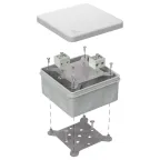 Коробка огнестойкая для о/п 40-0330-FR6.0-4-16-Р Е15-Е60 RAL9005 260х175х90 (7 шт/кор)