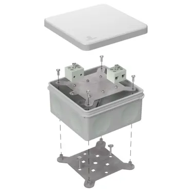 Коробка огнестойкая для о/п 40-0330-FR6.0-4-16-Р Е15-Е60 RAL9005 260х175х90 (7 шт/кор)