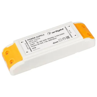 Блок питания ARV-24036 (24V, 1.5A, 36W) | 022369(1) | Arlight