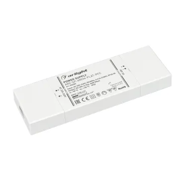 Блок питания ARV-SP-48036-FLAT-PFC (48V, 0.75A, 36W) (ARL, IP20 Пластик, 5 лет)