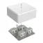 Коробка огнестойкая для кабель-канала 40-0470-FR2.5-8 Е15-Е60 (латунь) 103х103х45 IP42 8p, 2.5 мм.кв.| 40-0470-FR2.5-8-Е60 | Промрукав