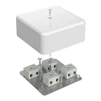 Коробка огнестойкая для кабель-канала 40-0470-FR2.5-8 Е15-Е60 (латунь) 103х103х45 IP42 8p, 2.5 мм.кв.| 40-0470-FR2.5-8-Е60 | Промрукав