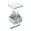 Коробка огнестойкая для о/п двухкомпонентная 60-0300-FR10.0-4 Е15-Е120 RAL7035 100х100х50 (14 шт/кор)