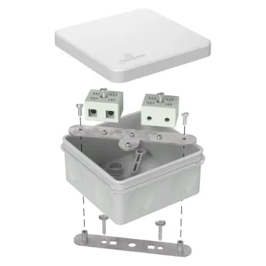 Коробка огнестойкая для о/п 40-0320-FR10.0-16 Е15-Е120 RAL9005 200х150х75 (5 шт/кор)