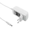 Источник питания 12 V 24 W с DC разъемом подключения 5.5х2.1, белый корпус (IP23)