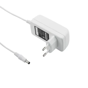 Источник питания 12 V 24 W с DC разъемом подключения 5.5х2.1, белый корпус (IP23)
