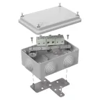 Коробка огнестойкая для о/п 40-0300-FR2.5-8 Е15-Е120 RAL7035 100х100х50 (14 шт/кор)