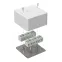 Коробка огнестойкая для кабель-канала 40-0460-FR6.0-12 Е15-Е60 (латунь) 85х85х45 IP42 12p, 6.0 мм.кв.| 40-0460-FR6.0-12-Е60 | Промрукав