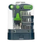 Отвертка Т-обр. ревер. + биты, 33 пред., PH + SL + PZ + Torx + Hex + TT, CrV, 2к рукоятка