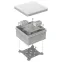 Коробка огнестойкая для о/п 40-0330-FR6.0-40 Е15-Е120 RAL9005 260х175х90 (7 шт/кор)