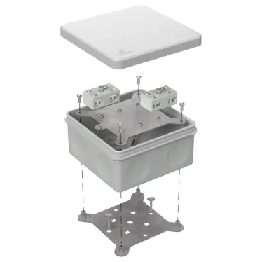 Коробка огнестойкая для о/п 40-0330-FR6.0-40 Е15-Е120 RAL9005 260х175х90 (7 шт/кор)