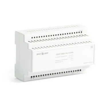 СКАТ КИП-24/2 DIN источник питания 24В+/-10% 2А, Uвх-90-265VAC/110-370VDC | 676 | Бастион
