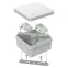 Коробка огнестойкая для о/п 40-0320-FR6.0-4-12-Р Е15-Е60 RAL9005 200х150х75 (5 шт/кор)