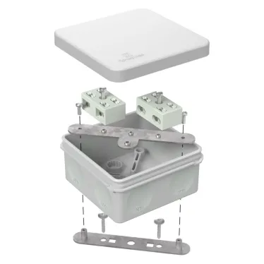 Коробка огнестойкая для о/п 40-0320-FR6.0-4-12-Р Е15-Е60 RAL9005 200х150х75 (5 шт/кор)