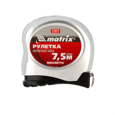 Рулетка Magnetic, 7,5 м х 25 мм, магнитный зацеп