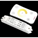 CCT контроллер для светодиодной ленты 12-24V IP20 135x30x20 мм c пультом, 2CH 72/144W(12V/24V) (LTECH)