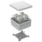 Коробка огнестойкая для о/п 40-0330-FR10.0-28 Е15-Е120 RAL9005 260х175х90 (7 шт/кор)