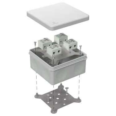 Коробка огнестойкая для о/п 40-0330-FR10.0-28 Е15-Е120 RAL9005 260х175х90 (7 шт/кор)