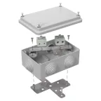                  Коробка огнестойкая для о/п 40-0300-FR2.5-6 Е15-Е120 RAL7035 100х100х50 (14 шт/кор)
               