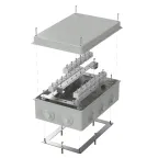                  Коробка огнестойкая для кабель-канала 40-0460-FR2.5-8 Е15-Е120 RAL9005 85х85х45 (44 шт/кор)
               