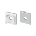 Заглушка SL-KANT-H16-S10 SQUARE с отверстием (ARL, пластик)
