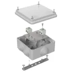 Коробка огнестойкая для о/п двухкомпонентная 60-0300-FR2.5-12 Е15-Е120 RAL9005 100х100х50 (14 шт/кор)