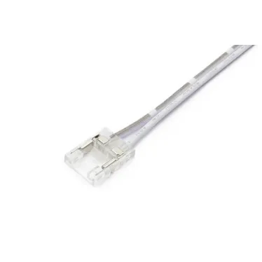 Разъем с проводом для LED ленты COB 10 мм, лента - источник питания (1 шт)