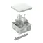 Коробка огнестойкая для о/п двухкомпонентная 60-0300-FR6.0-12 Е15-Е120 RAL7035 100х100х50 (14 шт/кор)