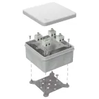 Коробка огнестойкая для о/п 40-0330-FR2.5-40 Е15-Е120 RAL9005 260х175х90 (7 шт/кор)