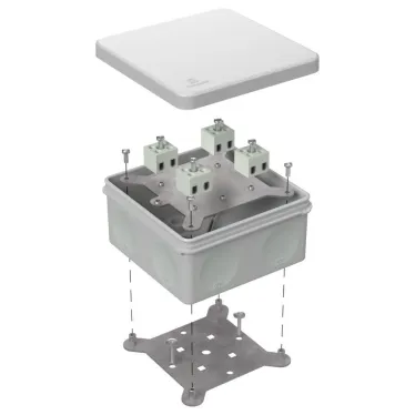 Коробка огнестойкая для о/п 40-0330-FR2.5-40 Е15-Е120 RAL9005 260х175х90 (7 шт/кор)