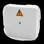 Коробка распределительная огнестойкая КРОПС-П2, IP41, 100х100х30 мм, сечением до 4 мм2, 2 клеммы | FRJB-KM-P2-4-02-КРОПС-IP41 | КМ-профиль
