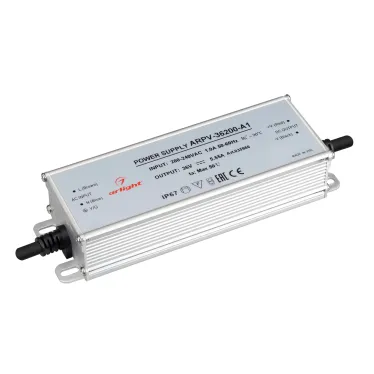 Блок питания ARPV-36200-A1 (36V, 5.55A, 200W) (, IP67 Металл, 3 года)