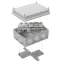 Коробка огнестойкая для кабель-канала 40-0450-FR2.5-8 Е15-Е120 RAL9005 75х75х30 (87 шт/кор)