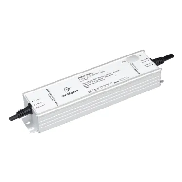 Блок питания ARPV-LG-12300-PFC-VCA (10.5-13.5V, 25A, 300W) (ARL, для светодиодных лент, IP65 металл, 5 лет)