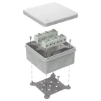 Коробка огнестойкая для о/п 40-0330-FR6.0-28 Е15-Е120 RAL9005 260х175х90 (7 шт/кор)