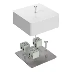 Коробка огнестойкая для кабель-канала 40-0450-FR2.5-6 Е15-Е60 (латунь) 75х75х30 IP42 6p, 2.5 мм.кв.| 40-0450-FR2.5-6-Е60 | Промрукав